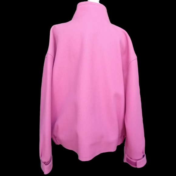 Vintage Woolrich Virgin Wool Made In USA Pink Coat Women's Size Large - Picture 2 of 5